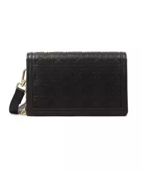 Сумочка Monogram с поясом и цепочкой Kazar, черный