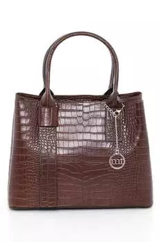 Сумочка Movinso из шагреневой кожи Mia Tomazzi, коричневый