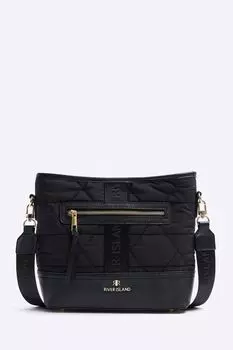 Сумочка на длинном ремешке River Island, черный