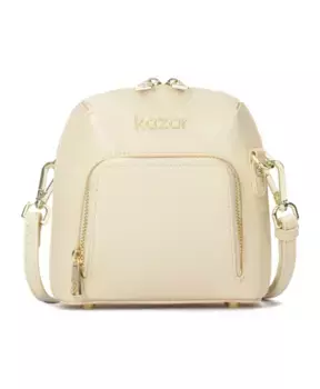 Сумочка на двусторонней молнии. Kazar, бежевый