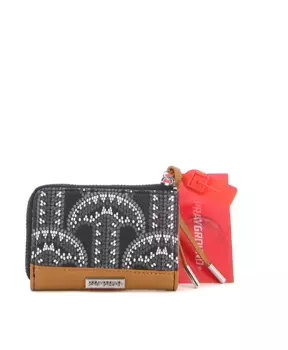 Сумочка на молнии с рисунком, полиэстер, ПВХ. Sprayground, мультиколор