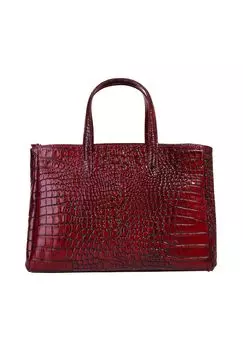 Сумочка, натуральная кожа, производство Италия Cluty, красный