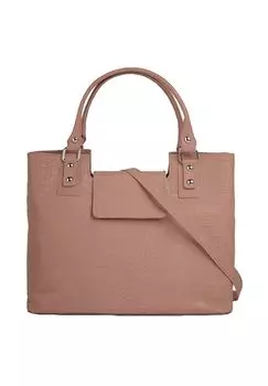 Сумочка, натуральная кожа, производство Италия Cluty, розовый