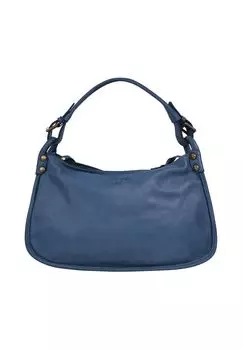 Сумочка, натуральная кожа, производство Италия Samantha Look, синий