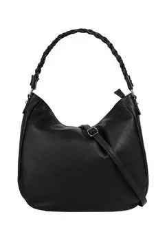 Сумочка, натуральная кожа, производство Италия Samantha Look, черный