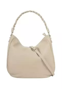 Сумочка, натуральная кожа, производство Италия Samantha Look, бежевый