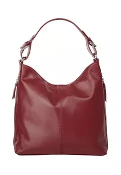 Сумочка, натуральная кожа, производство Италия Samantha Look, цвет Dunkelrot