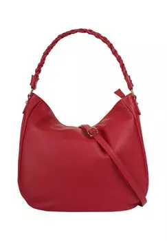 Сумочка, натуральная кожа, производство Италия Samantha Look, красный