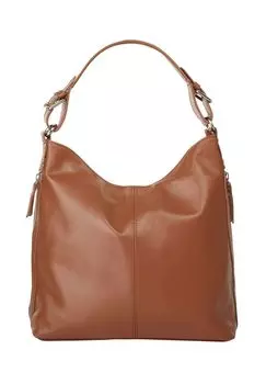 Сумочка, натуральная кожа, производство Италия Samantha Look, цвет Cognac