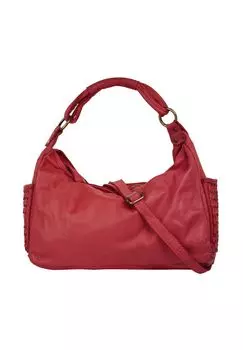 Сумочка, натуральная кожа, производство Италия Samantha Look, красный