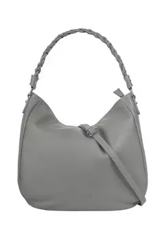 Сумочка, натуральная кожа, производство Италия Samantha Look, серый