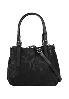 Сумочка, натуральная кожа, производство Италия Samantha Look, черный