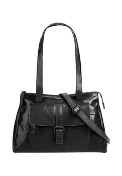 Сумочка, натуральная кожа SPIKES & SPARROW, черный
