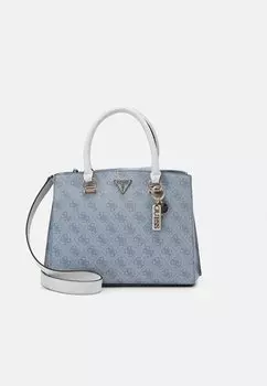 Сумочка Noelle Girlfriend Satchel Guess, светло-голубая