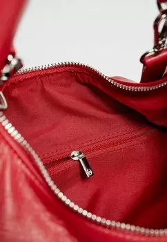 Сумочка Oval Stradivarius, красная