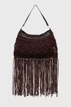 Сумочка Патриции Пепе Patrizia Pepe, коричневый