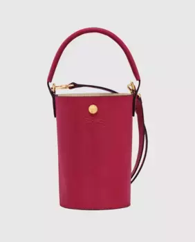 Сумочка pure с ремнем через плечо Longchamp, розовый