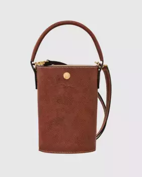 Сумочка pure с ремнем через плечо Longchamp, коричневый