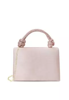 Сумочка Queen Helena, атлас шампань