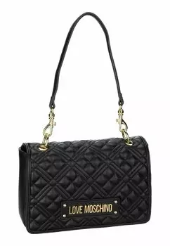 Сумочка Quilted Love Moschino, черный