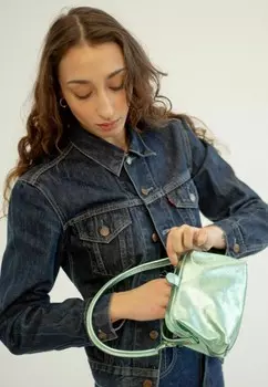 Сумочка ROHA BALAGAN, зеленый металлик