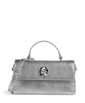 Сумочка roszie из зерненой коровьей кожи Ted Baker, серебряный