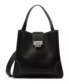 Сумочка с элегантной застежкой Kazar, черный