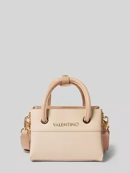 Сумочка с аппликацией на этикетку модель «ALEXIA» VALENTINO BAGS, экрю