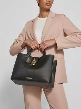 Сумочка с аппликацией на этикетку модель 'BKESS' Steve Madden, черный