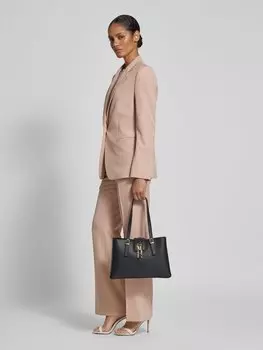 Сумочка с аппликацией на этикетку, модель 'BPRINCIE' Steve Madden, черный