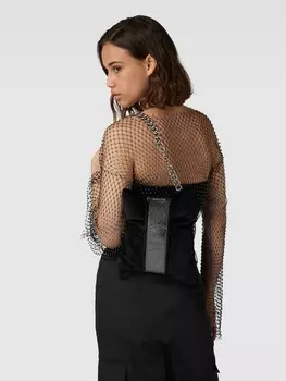 Сумочка с детализацией этикетки модель "DAHLIA" Juicy Couture, черный