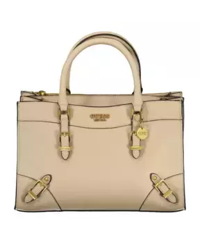 Сумочка с двумя отделениями и универсальными вариантами переноски Guess, бежевый