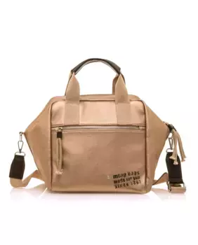 Сумочка с кожаными деталями и молнией Mustang, розовый