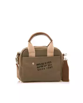 Сумочка с кожаными деталями и молнией Mustang, зеленый