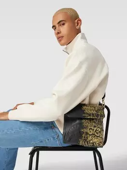 Сумочка с мотивным принтом Sprayground, черный