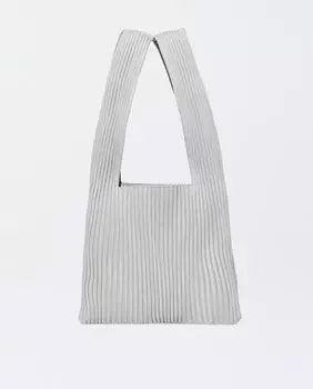 Сумочка с однотонными фактурами Parfois, серебро