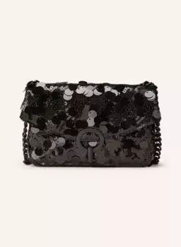 Сумочка с пайетками Sandro, черный