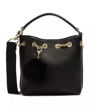 Сумочка с помпоном Kazar, черный