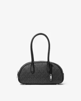 Сумочка с принтом логотипа Lulu Michael Michael Kors, черный