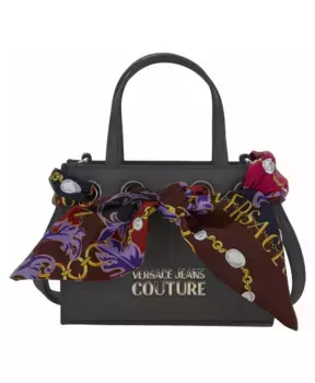 Сумочка с шарфом Versace, черный