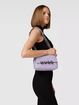 Сумочка с стегаными швами модель "Лиззи" HUGO, сирень