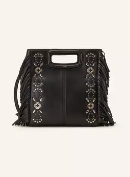 Сумочка с заклепками Maje, черный