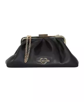 Сумочка с золотой металлической цепочкой Love Moschino, черный