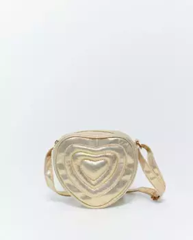 Сумочка с золотым сердцем Sfera, золотой