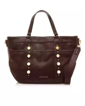 Сумочка с золотыми деталями Mariamare, красный