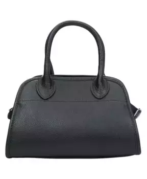 Сумочка-Сэтчел из натуральной итальянской кожи премиум-класса. Estro, черный