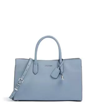Сумочка Scarlett из зернистой коровьей кожи Michael Kors, серый