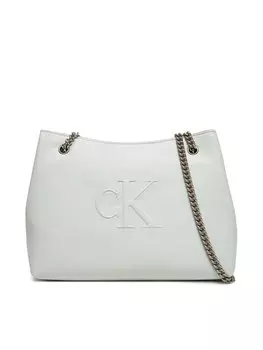 Сумочка Sculpted Chain Shoulder Bag LV04K3163G Calvin Klein Jeans, серый