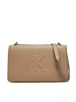 Сумочка Sculpted Ew Flap25 Shoulder Bag LV04K3035G Calvin Klein Jeans, бежевый