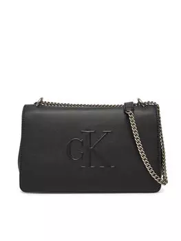 Сумочка Sculpted Ew Flap Conv Chain LV04K3035G Calvin Klein Jeans, черный